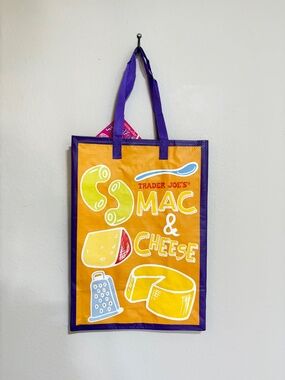 Trader Joe’s Reusable Grocery Bag Mac & Cheese, PB & Jam